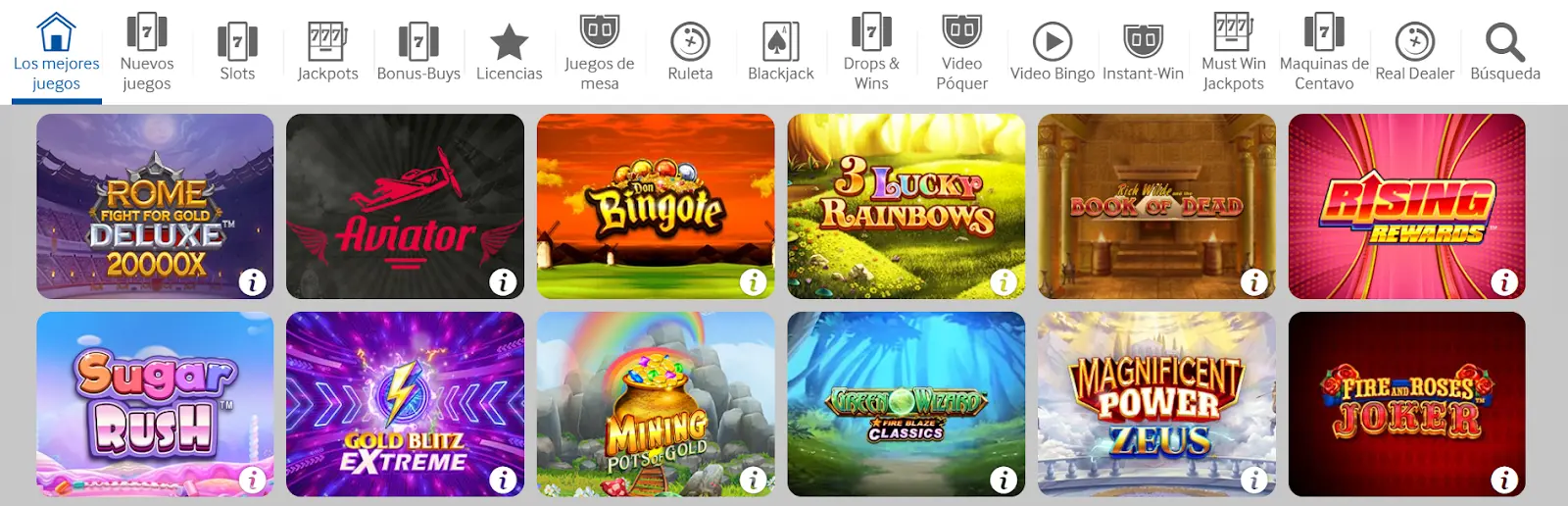 Disfruta de los mejores juegos juegos de casino