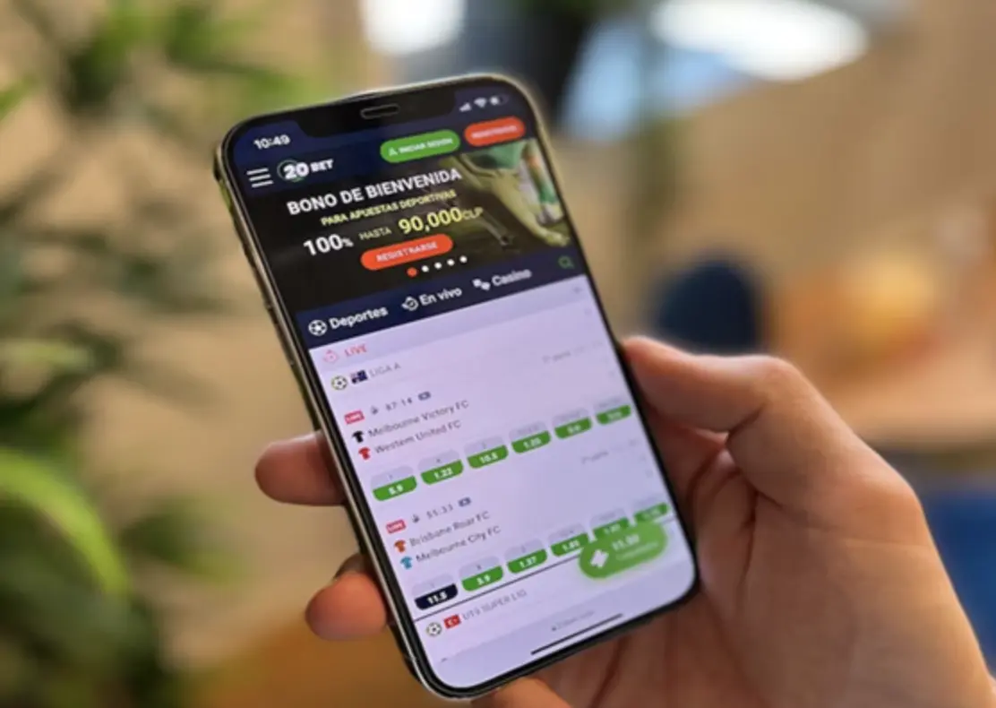 Descarga la app de 20Bet Chile App de 20Bet Chile