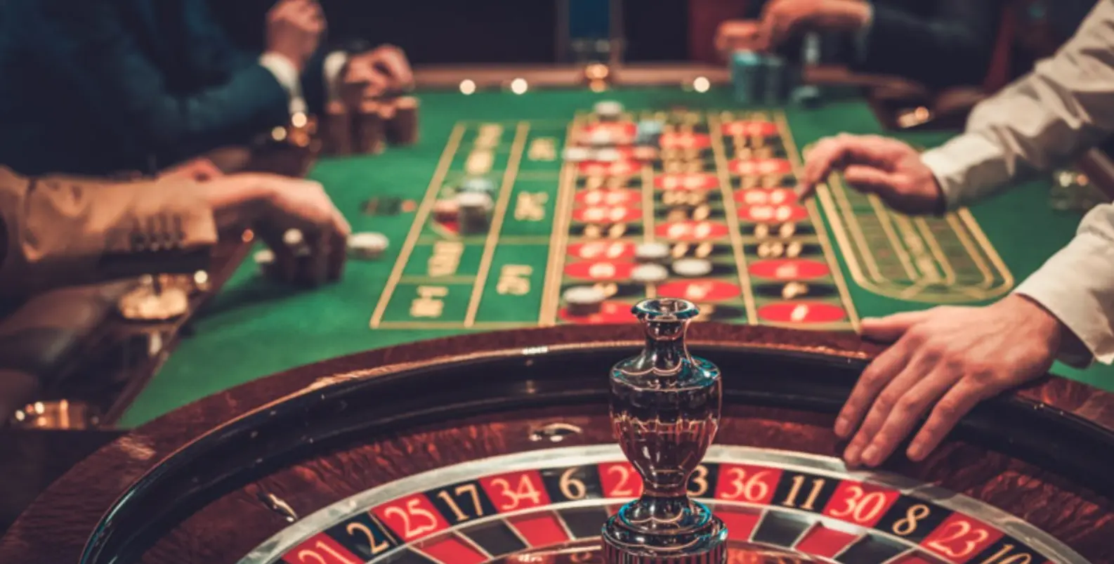 Apuesta en los juegos de azar. ruleta casino