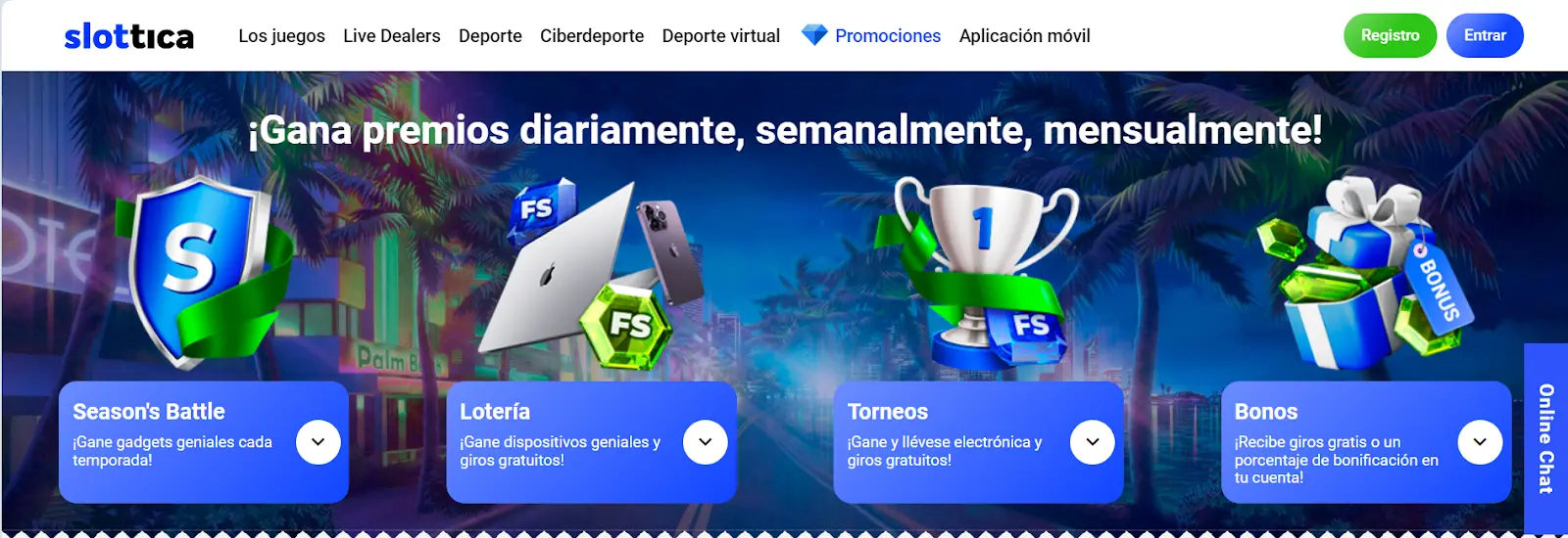 COnsigue las mejores promociones promociones Slottica
