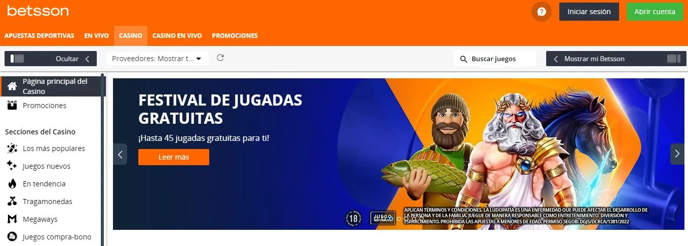 Betsson tiene m谩s de 60 a帽os de experiencia Betsson Casino